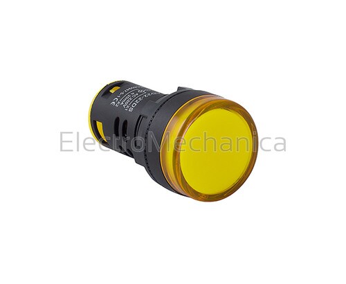 AD22-22DSY22 | 22mm P/MNT YEL LED P/LIGHT 220VAC | D - Control and ...